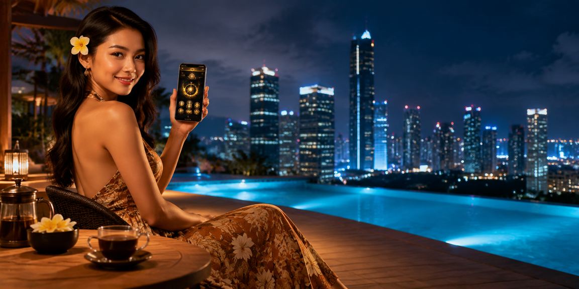 Pemain VIP menikmati bonus kasino sambil bersantai dengan kopi Vietnam